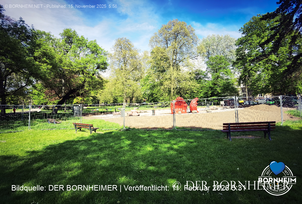 Günthersburgpark bald wieder mit Wasser